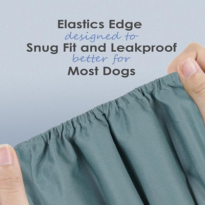 wegreeco Washable Male Dog Belly Band (Stylish Pattern)- Pack of 3 - Washable Male Dog Belly Wrap, Dog Diapers Male (Black, Blue, Coffee, Large)