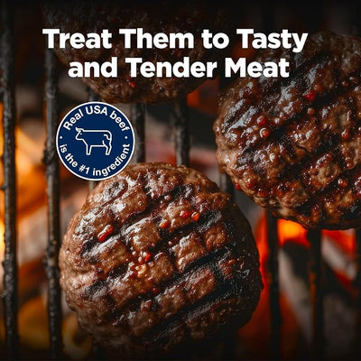 Blue Buffalo Nudges Minis Steak Grillers Natural Dog Treats, Meaty Dog Snacks, Bite-Size for Training All Breed Sizes, Made in the USA with Real Beef, No Artificial Preservatives, 10 oz.