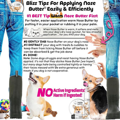 The Blissful Dog Corgi Unscented Nose Butter, 8-Ounce