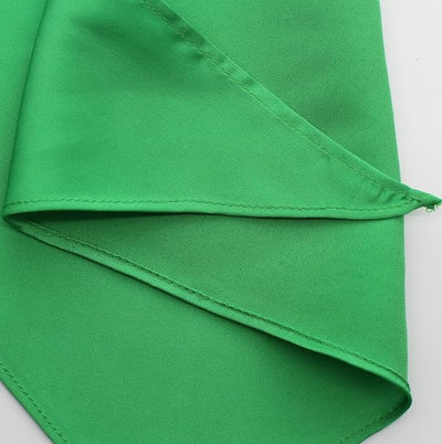 1 Pack Green Dog Bandana Plain Dog Scarf for Medium Large Dogs