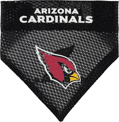 Pets First NFL DOG BANDANA - ARIZONA CARDINALS REVERSIBLE PET BANDANA. 2 Sided Sports Bandana with a PREMIUM Embroidery TEAM LOGO, Large/X-Large. - 2 Sizes & 32 NFL Teams available