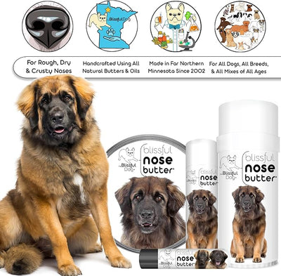The Blissful Dog Leonberger Unscented Nose Butter - Dog Nose Butter, 1 Ounce