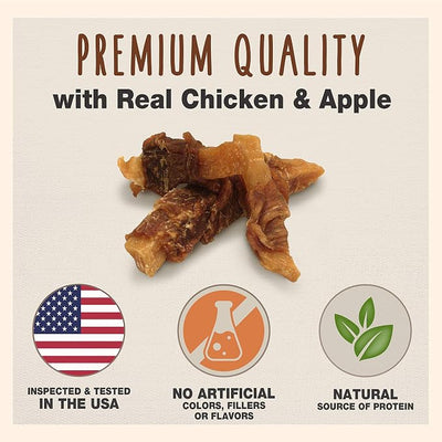 Cadet Gourmet Sweet Potato & Chicken Dog Treats Wraps - Healthy & Natural Chicken & Sweet Potato Dog Training Treats for Small & Large Breeds - Inspected & Tested in USA (28 oz.)