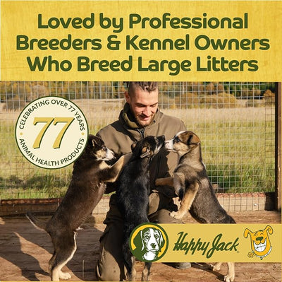 HAPPY JACK Milkade Dog Breeding & Nursing Supplies, 2 oz | Milk Production Aid for Female Dogs, Healthy Litter Support, Pregnant Prenatal Vitamin, Vitamin B1
