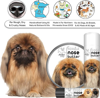 The Blissful Dog Pekingese Unscented Nose Butter - Dog Nose Butter, 1 Ounce