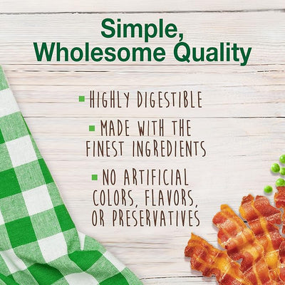 Nylabone Healthy Edibles Natural Dog Chews Long Lasting Bacon Flavor Treats for Dogs, X-Large/Souper, 1 Count (Pack of 2)