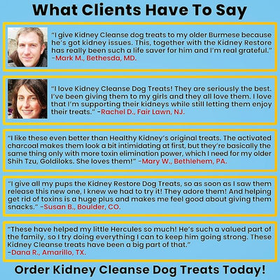 Kidney Cleanse Dog Treats Low Protein Bacon 20 Oz. Dog Treats for Kidney Support. Kidney Friendly Dog Food Diet Treat that Supports Normal Kidney Toxin Elimination