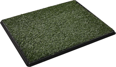 Artificial Grass Puppy Pee Pad for Dogs and Small Pets - 20x25 Inch, Reusable 3-Layer Turf Pads for Dogs with Tray - Indoor and Outdoor Fake Grass Potty Pet Supplies by PETMAKER