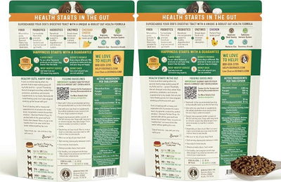Perfect Poop Digestion & Health Supplement for Dogs: Fiber, Prebiotics, Probiotics, Enzymes Digestive, Hard & Soft Stool, Improved Health (4.2oz Cheddar Bag + 4.2 oz Chicken Bag, 4.2 oz Bundle)
