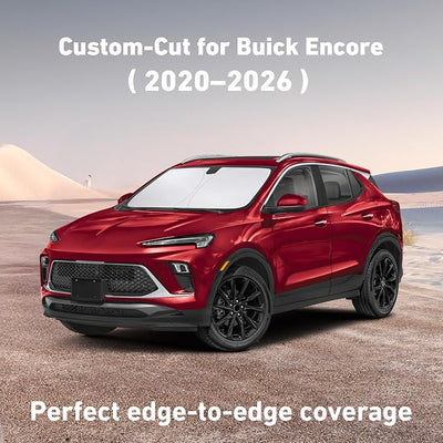 EcoNour Windshield Sunshade Compatible for Buick Encore 2020-2024 2025 2026, Sun Visor for Front Windshield & Window Sun Shade Cover, UV Heat Blocker & Protector, Car Accessories