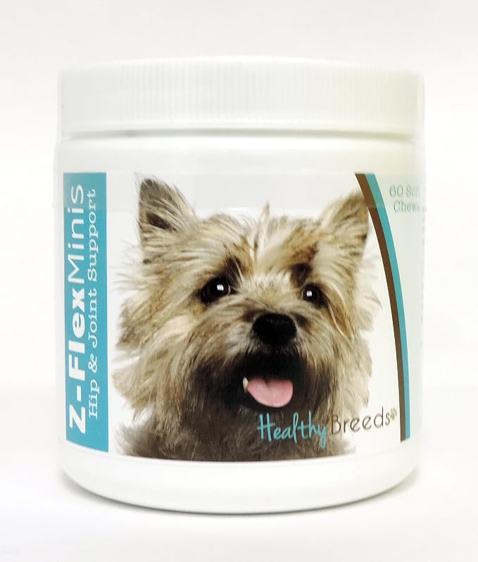 Healthy Breeds Cairn Terrier Z-Flex Minis Hip and Joint Support Soft Chews 60 Count