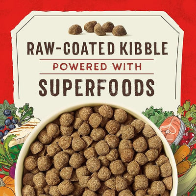Stella & Chewy's SuperBlends Raw Coated Wholesome Grains Wild-Caught Whitefish & Salmon Recipe with Superfoods, 3.5 lb. Bag (Pack of 3)