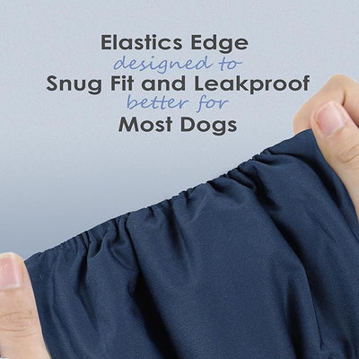wegreeco Washable Male Dog Belly Band (Stylish Pattern)- Pack of 3 - Washable Male Dog Belly Wrap, Dog Diapers Male (Blue, Green, Black, Medium)