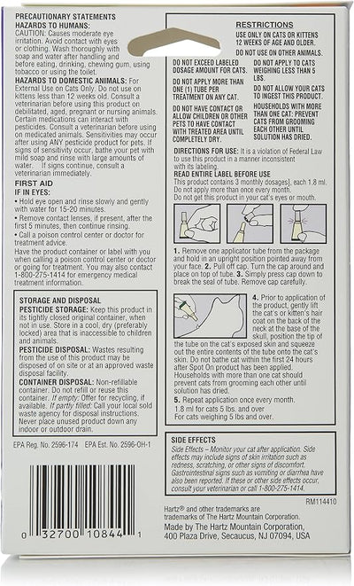 Hartz UltraGuard Plus Drops for Cats, Over 5-Pound