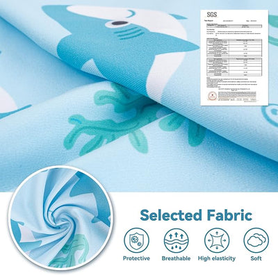 cyeollo Dog Surgery Recovery Suit, Soft Surgical Body Suits for Female Male Dog, Comfy Spay Neuter Onesie for Small Dogs, E-Collar & Cone Alternative, Anti-Licking Wound Puppy Clothes, Shark XS