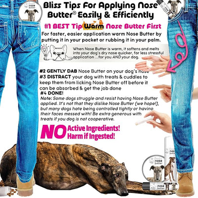 The Blissful Dog Greyhound Unscented Nose Butter - Dog Nose Butter, 2 Ounce