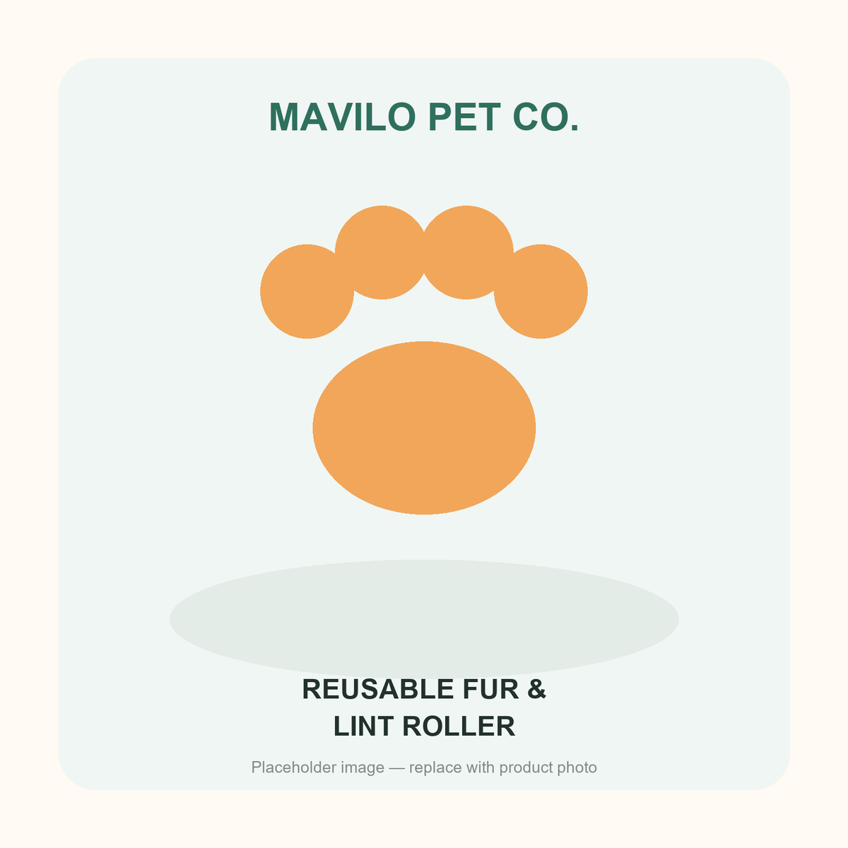 Reusable pet fur and lint roller