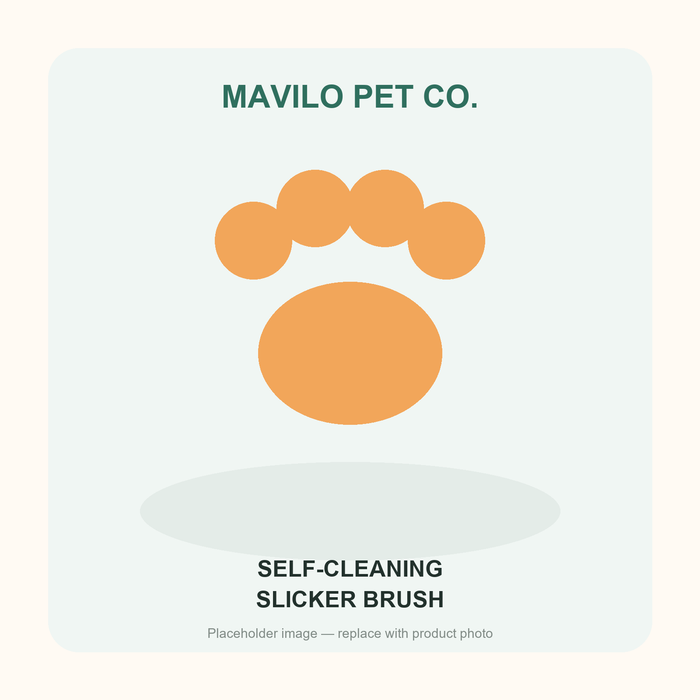 Self-cleaning slicker grooming brush with retractable bristles